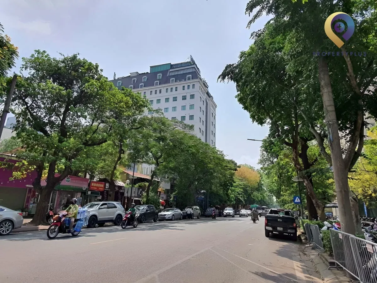 The surroundings of Capital Building 72 Tran Hung Dao, Hanoi.